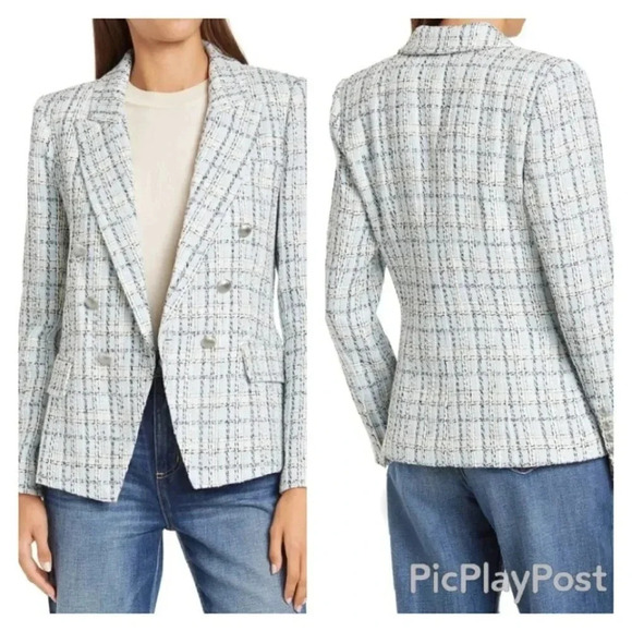 L'AGENCE Kenzie Double Breasted Blazer - Picture 2 of 9